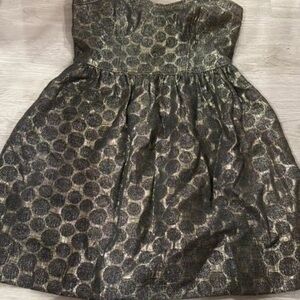 Kensie Formal Kids Dress in Black and Gold